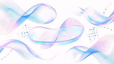 dinamik efektli soyut dalga arkaplanı.