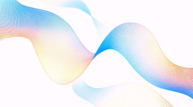 Chaotic seamless pattern composed of stylized navy blue, light blue, and red geometric elements, diamonds, grids, and dots on white background.