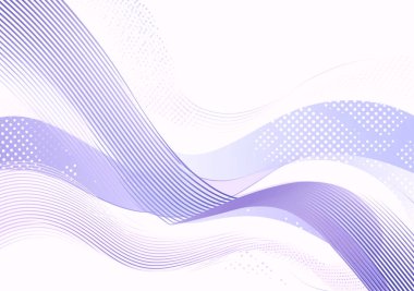 Renkli dalga çizgilerine sahip soyut eğimli arkaplan