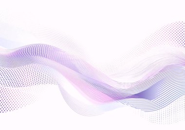 Soyut dalga renk çizgileri. Tasarım şablonu. vektör illüstrasyonu