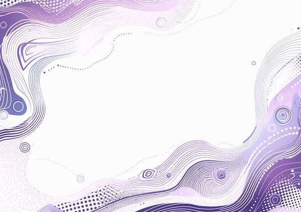 Soyut Mor ve Beyaz Dalga Arka Plan.