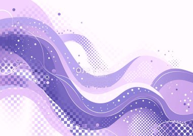 Canlı beyaz bir ton içeren sanatsal grafik tasarımı.