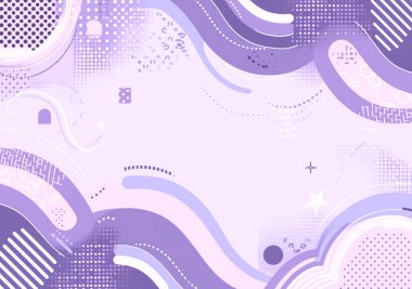 Canlı beyaz bir ton içeren sanatsal grafik tasarımı.