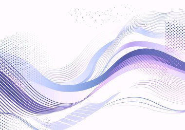 Canlı beyaz bir ton içeren sanatsal grafik tasarımı.