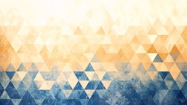üçgen geometrik elementlerle soyut arkaplan