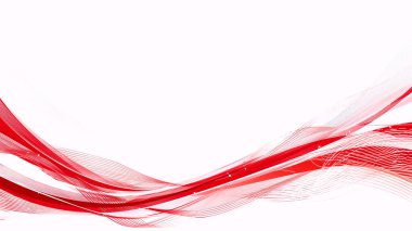 Kırmızı ve Beyaz Dalga Arka Plan