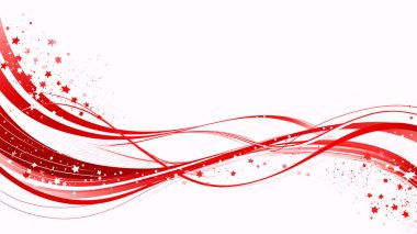 Çizgilerle soyut kırmızı arkaplan, vektör illüstrasyonu