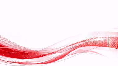 Kırmızı ve beyaz renk dalgası