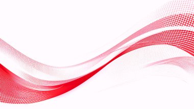 Kırmızı dalgalı soyut arkaplan