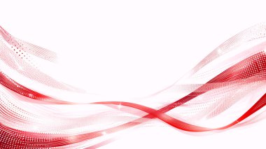 kırmızı dalga arkaplan vektör çizimi tasarımı