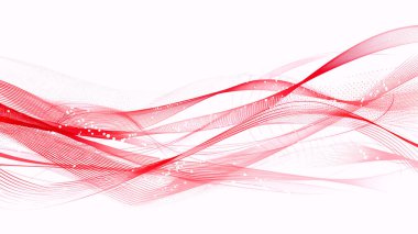 dalgalarla soyut vektör arkaplanı.