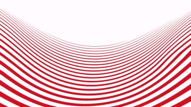 Kırmızı çizgili arka plan. 3d görüntüleme 3d