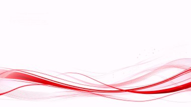 Dalga, kırmızı ve beyaz renkli soyut renkli arkaplan