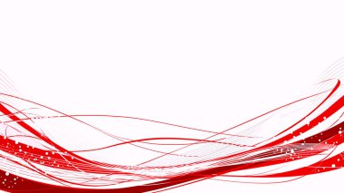 kırmızı soyut dalga arkaplan vektör çizimi tasarımı
