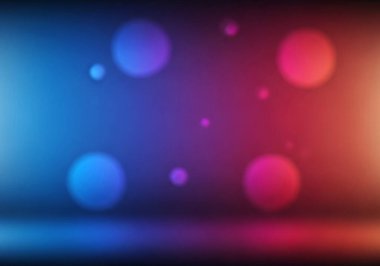 Mavi ve beyaz ışıklı soyut arkaplan