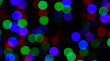 Çok renkli meteorik çelengin güzel bulanık arkaplanı, şenlikli, kusursuz döngü arka planı