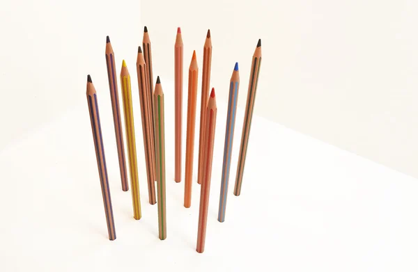 単純な色鉛筆. — ストック写真