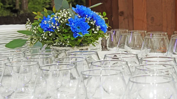 美しいブルーの結婚式の花. — ストック写真