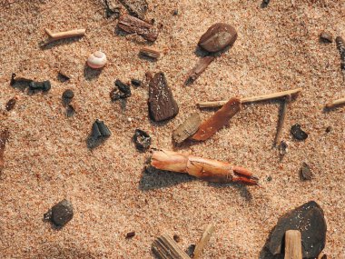 Soyut doku kum soğuk renkleri