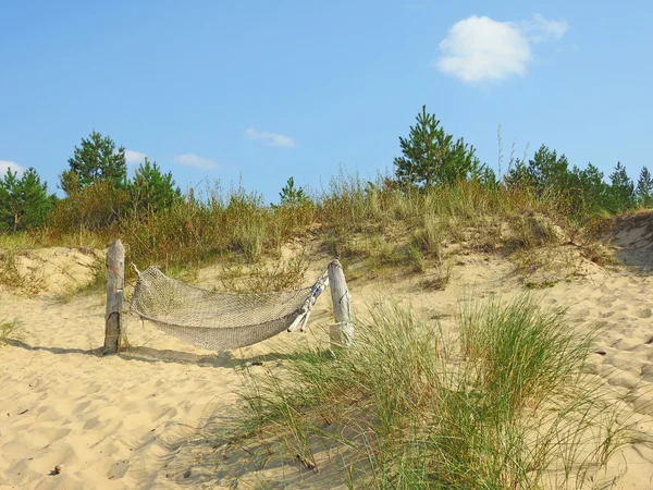 Hammock on a sand hill — Stock Photo, Image