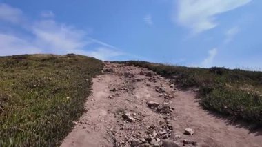 Portekiz sahnesi Cabo da Roca açık hava okyanus esintisi macera manzaralı yürüyüş gezisi