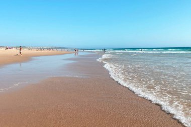 Yazın kumsal, Lizbon, Portekiz