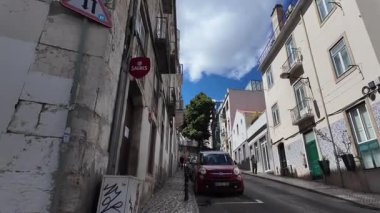 Lizbon 'da yürüyen POV şehir yaşam tarzını gözler önüne seriyor