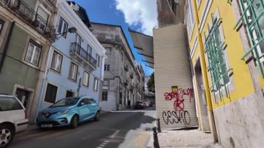 Lizbon POV yürüyüşü görüntüsü.