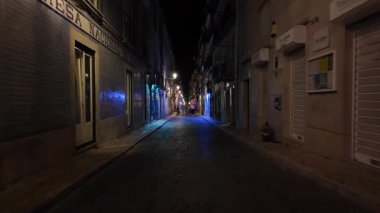 Lizbon Şehir Hayatı 'nda Gece Yürüyüşü