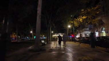 Lizbon Gece Yürüyüşü Arkaplan Görüntüleri İçin Rahatlama