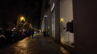 Lizbon 'da gece yürüyüşü Avrupa' da birinci şahıs olarak filme alındı