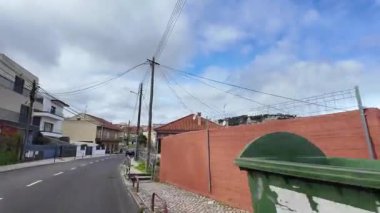 Portekiz Tarım Manzarası Bulutlu Gün