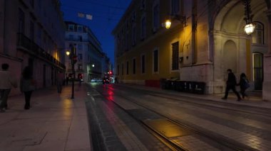 Lizbon Portekiz Şehir Merkezi Akşam Gezisi