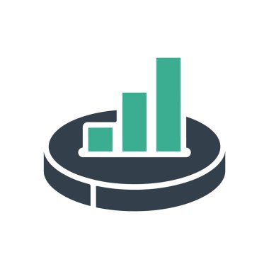 İzole büyüme grafiği vektör ikonu iş büyümesi, finans ve veri analizini gösteriyor. Bu ölçeklenebilir grafik web tasarımı ve sunumlarında kullanmak için mükemmeldir.