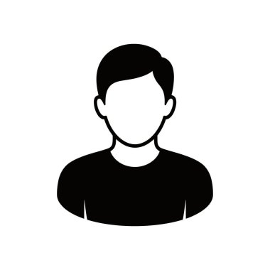 Bu yüzsüz bir insanın düz, tek renkli vektör ikonu, kullanıcı hesapları için genel bir avatarı sembolize ediyor. Web siteleri, uygulamalar ve tasarım projeleri için mükemmel. Beyaz arkaplan.