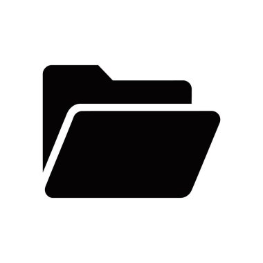 Klasik bir tasarıma sahip ayrıntılı siyah dizin simgesi, kullanıcı arayüzlerinde dosya organizasyonu veya dizin erişimi için idealdir. Temiz beyaz bir arkaplanda izole edilmiş..