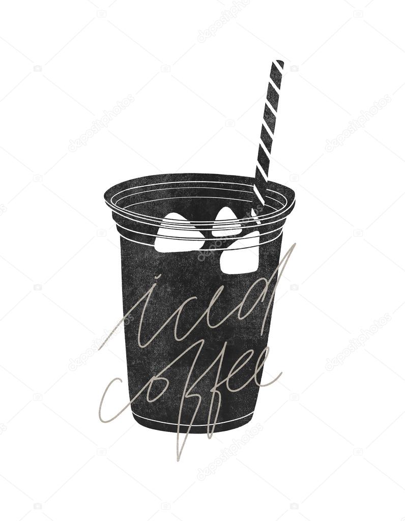 Black And White Stylized Coffee Illustration Photo By Rinohara Black And White Stylized Coffee Illustration Photo By Rinohara