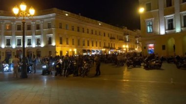 Odessa, Ukrayna - 20 Haziran 2016: Ride gün çalışmak. Motosikletçi gün. Bisikletçileri gün.