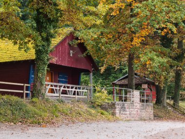 Kara Orman 'da yürüyüş kulübesi