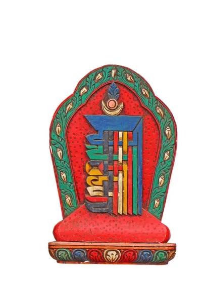 Beyaz bir arka plan üzerinde Tibet hatıra 