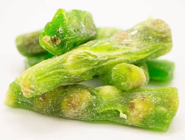 Beyaz arka planda Yeşil Doğu tatlılar