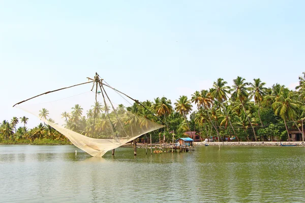Çin balık ağları. Kerala Backwaters