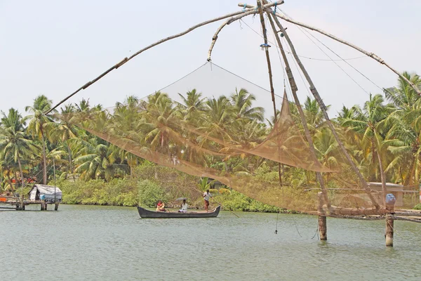 Çin balık ağları. Kerala Backwaters