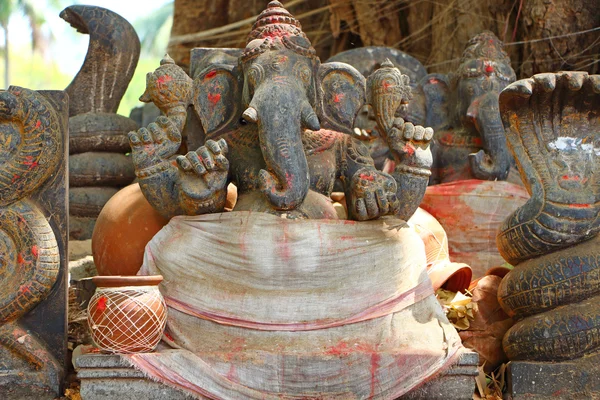 Standbeeld van Ganesha. India — Stockfoto