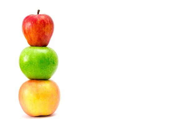 Apple jablka barevné Fruid — Stock fotografie