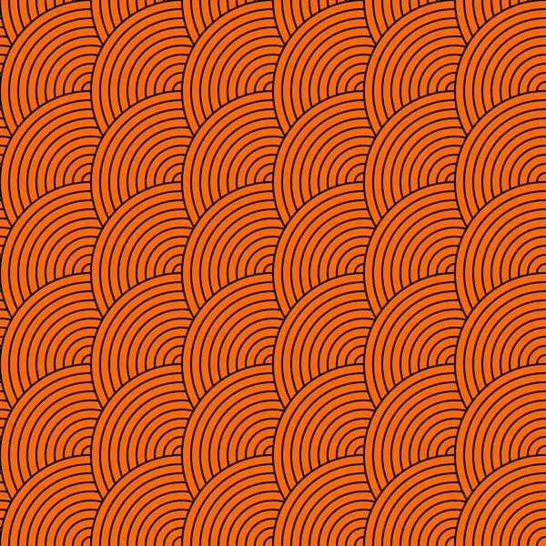 Modèle vectoriel sans couture de cercles dans le style squama — Image vectorielle