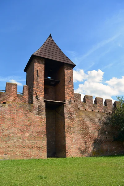 Parte da fortificação em Nymburk, Central Bohemia, República Checa . — Fotografia de Stock