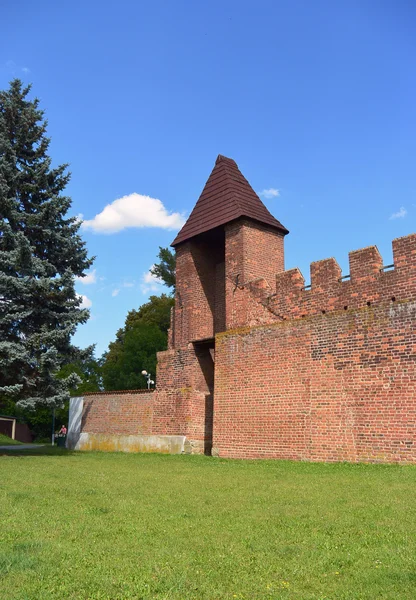 Parte da fortificação em Nymburk, Central Bohemia, República Checa . — Fotografia de Stock