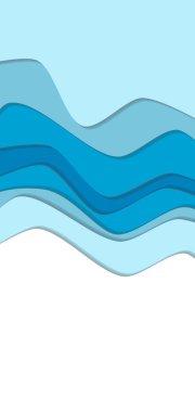 Mavi su eğrisi dalgalar arka plan