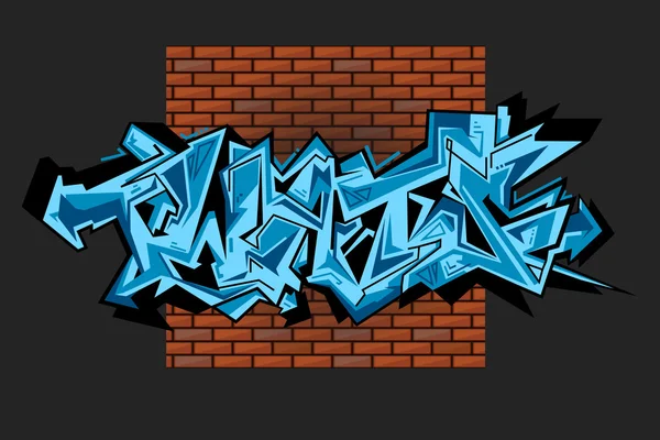 Grafiti Kentsel Sanat vektör.